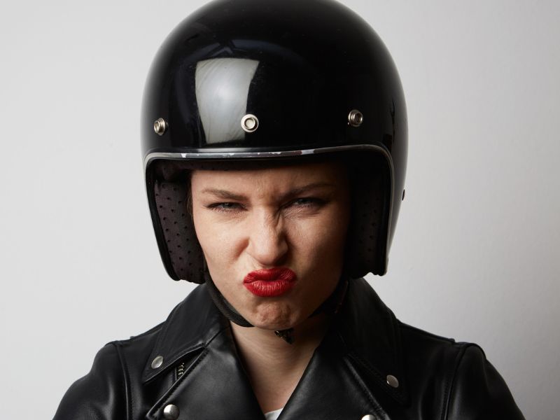 motorcycle helmets for women can cause tantrums