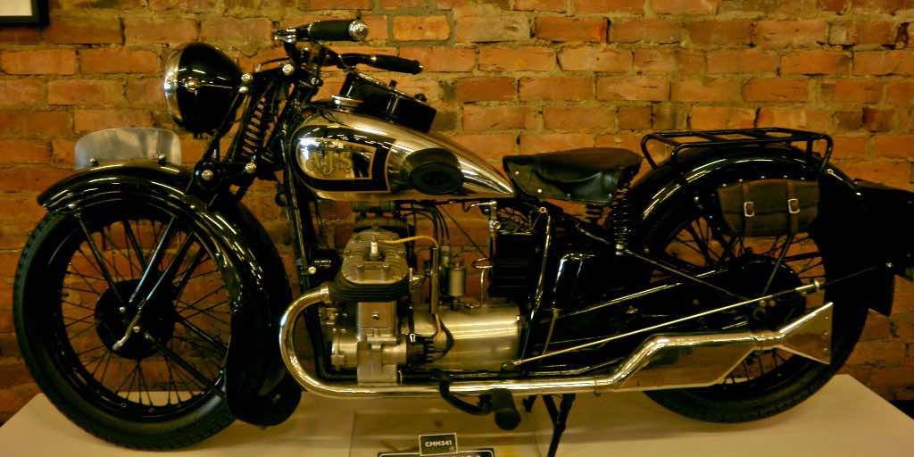 AJS vintage motorcycle