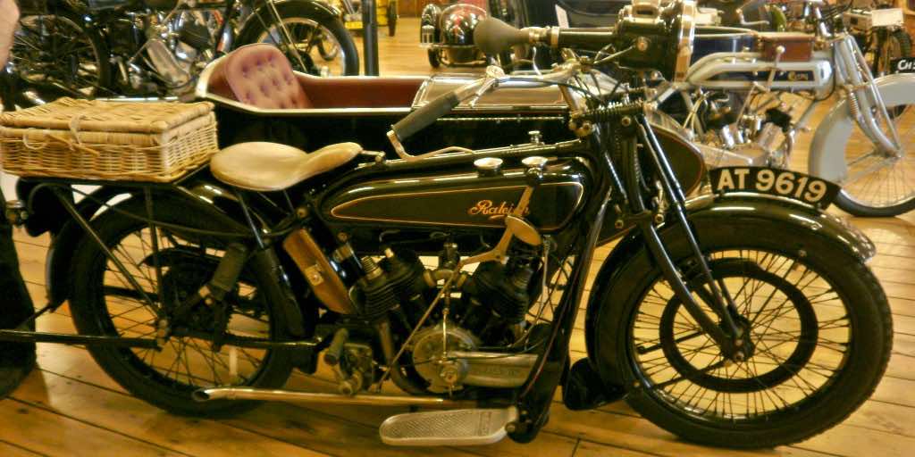 Raleigh vintage motorcycle