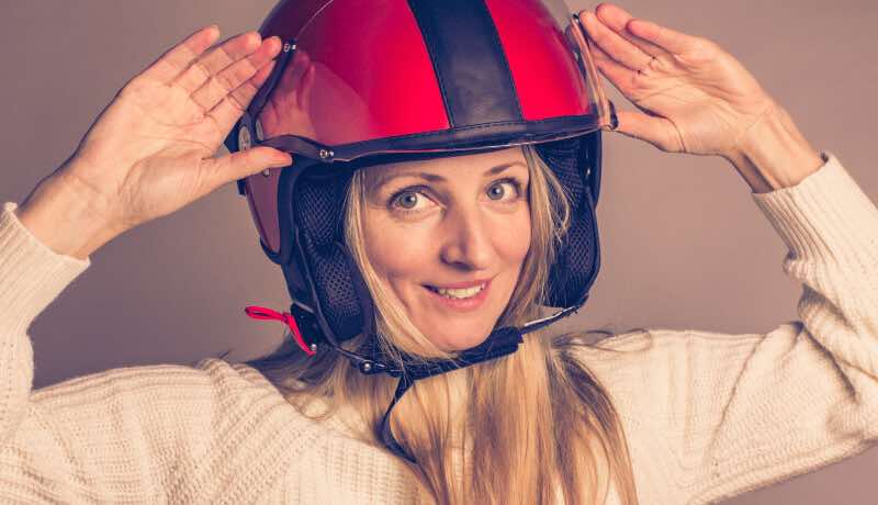 How to wear a helmet without getting helmet hair guys - Quora