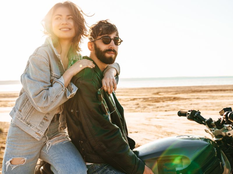 build motorcycle confidence in the sun