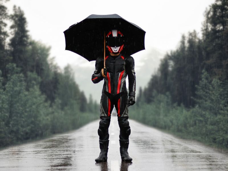 wet weather gear irritates bikers