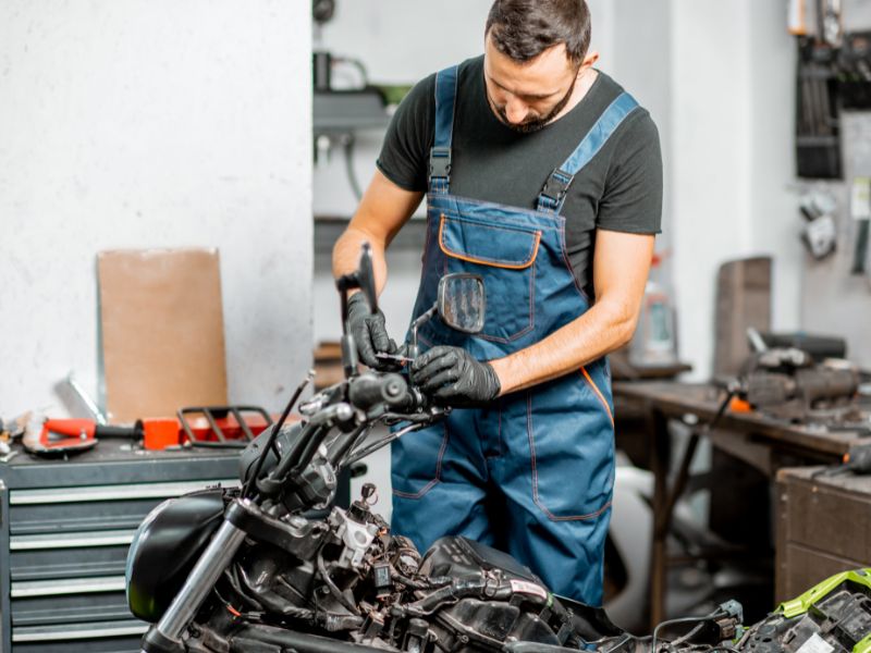 jobs with motorcycles - motorcycle mechanic