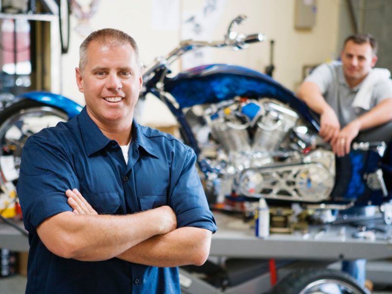 jobs with motorcycles - workshop manager