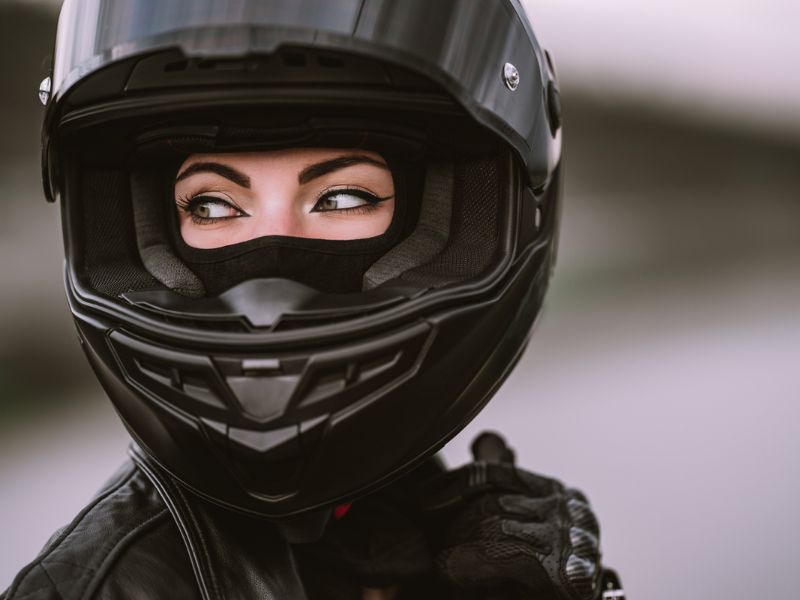 riding on the back of a motorcycle - gear