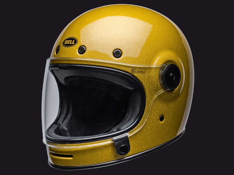 cool motorcycle helmet - Bell Bullitt Gold Flake