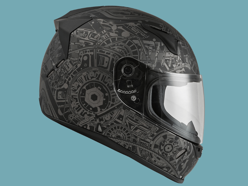 cool motorcycle helmet - fly racing street revolt matrix