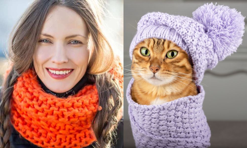 biker chicks vs biker cats - motorcycle scarf